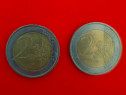 Două monede de 2 euro - 2002, pentru colecționari