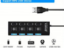 Adaptor HUB USB 2.0, 4 porturi Expander Multi USB Splitter Extensor