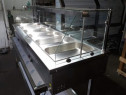 Vitrina calda de banc bain-marie 3-4-5-6 gn -uri 1/1