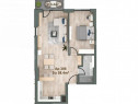 Apartament 2 camere, 58mp, etaj intermediar, bloc Premium, z