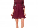 Rochie cocktail Edina Burgundi - xl