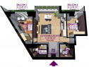 Apartament modern cu 3 camere, 89,04 mp, bloc nou din 2024,