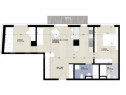 Apartament cu 3 camere, 2 bai, 75 mp, bloc nou, zona Iulius