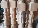 Balustri și st&acirc;lpi din lemn pentru scări