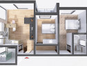 Apartament 3 camere, 71 mp, decomandat Zona 22 Decembrie 198