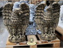 Set statuete vulturi, auriu patinat, model S13.