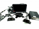 Sistem DVR kit monitor senzor parcare + 4 camere cu functie