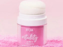 Fard de Obraz Mat, RUA, Vitality Blush, cu Burete Aplicator, 03, 8 g