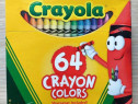 Creioane Colorate Crayola, set 64 buc. nefolosite