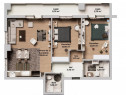 Apartament de vanzare, cu 3 camere, 70 mp, zona Ansamblul Ve