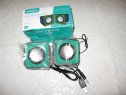 Set 2 boxe OMEGA Surveyor OG-01G, 2.0, 6W RMS, USB, green