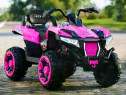 ATV electric pt. 2 copii 4x4 Kinderauto SuperOffroad V2 4x45W 12V Pink