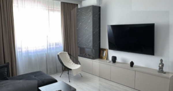 Apartament modern 2 camere, 60mp utili, complet mobilat, loc