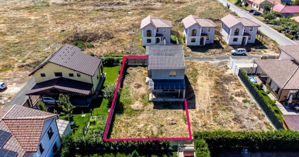 Construcție nouă, parțial finalizată, cu proiect apro...