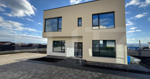 Casa moderna , cartier privat , 120 mp utili , 600 mp teren