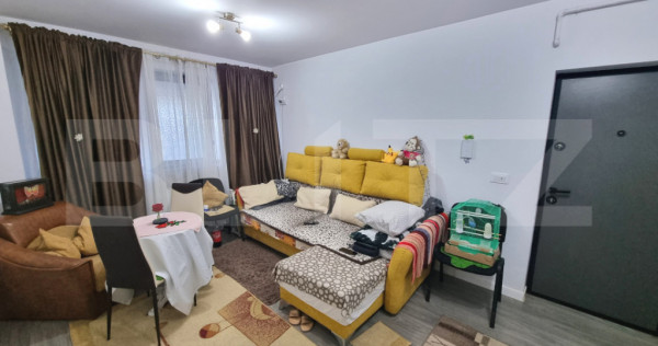 Apartament 1 camera, 33mp, nedecomandat, bloc nou, visan
