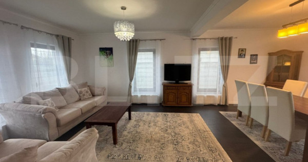 Casa de inchiriat, cu 4 camere, 160 mp, curte proprie, zona