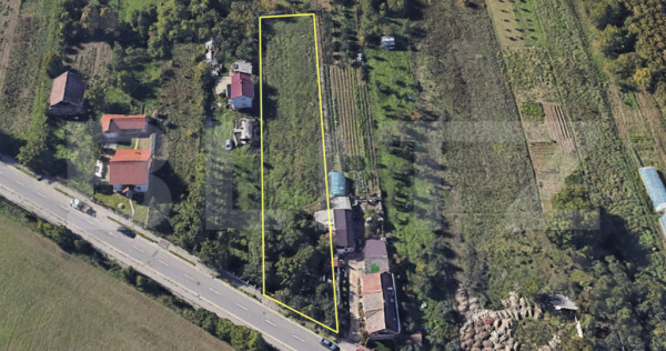 Teren de vanzare, 1500mp, front 18ml, zona 14 mai
