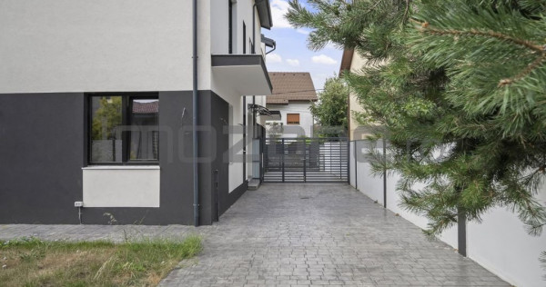 Casă modernă p+1+m, 180 mp utili, teren propriu–milit...