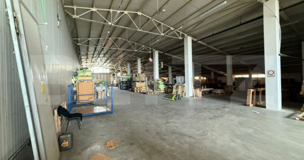 Hala industrială 3000 mp de închiriat – zona strada care