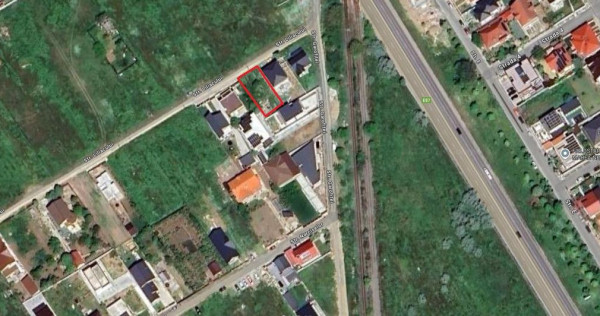 Teren construibil intre vile in ovidiu