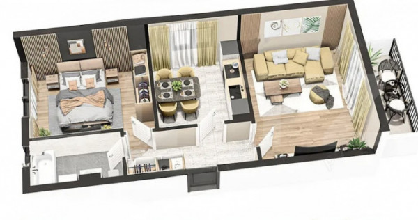 Apartament cu 2 camere, decomandat în sânpetru residence