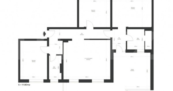 Penthouses 4 camere, 116 mp utili + terasă, zona ghirodei