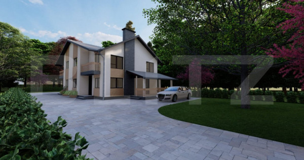 Duplex de vanzare, cu 4 camere, 120 mp, zona aerodrom
