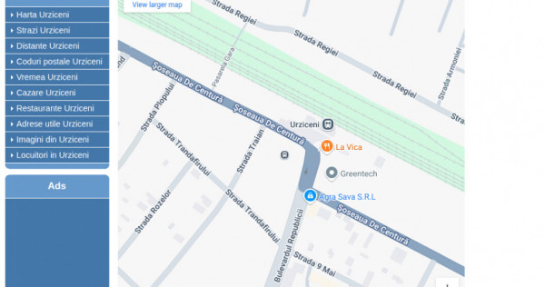 Vanzare inchiriere teren urziceni(blvd. republicii)
