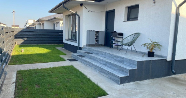 Casa individuala parter || 3 camere 1 baie || teren 245mp || mobilata