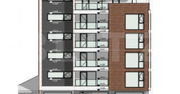 Apartament cu 2 camere 48 mp, terasa 24 mp, bloc nou, zona m