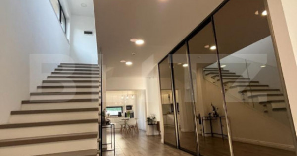 Vilă modernă „la cheie” în cartier privat, finisaje p