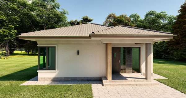 Casă nouă, parter – 100 mp utili | finisată la cheie |