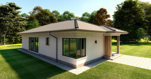 Casă nouă, parter – 100 mp utili | finisată la cheie |