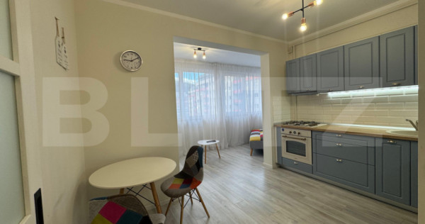 Apartament cu 2 camere, 52 mp, etajul 4, zona bmw