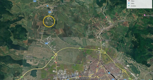 Teren industrial sibiu cu acces rapid la aeroport si auto...