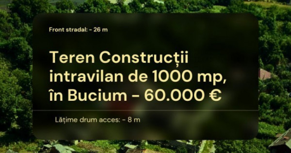 Teren cu casa de vânzare: 1200 mp - bârnova
