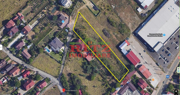 Nou! teren intravilan s=4716 mp, d= 38 ml, zona senic!
