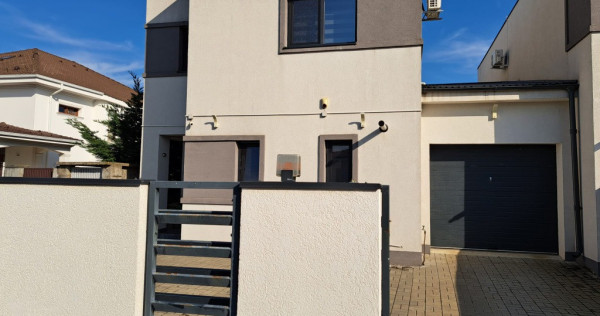 Casa de vânzare tip duplex, separat prin garaj , dumbrăvița tm.