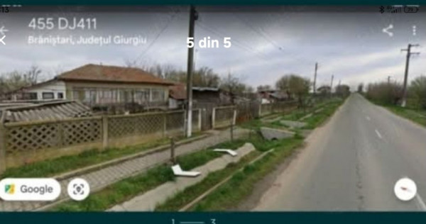 Casă ilfov, brăniștari (șos.călugăreni-comana), cadastru,intab.