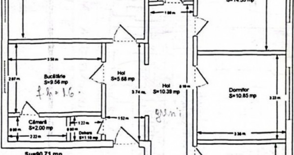 Apartament 4 camere in alexandria central