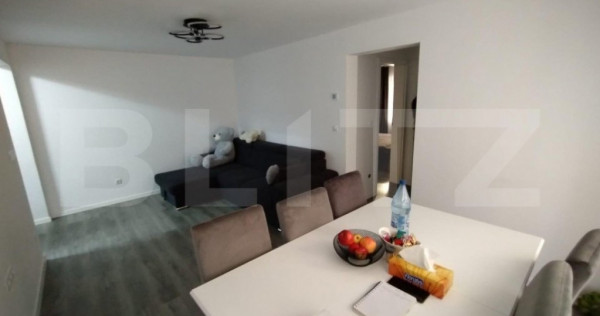 Apartament 3 camere, 57mp, decomandat, nasaud