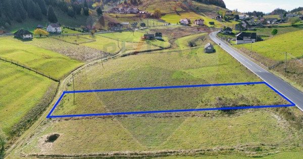 Terenul tău de vis în fundata, la doar un pas de strada...