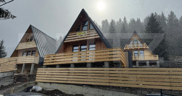 Cabane tip a, 4 camere, 300 mp/cabană, zona colibița