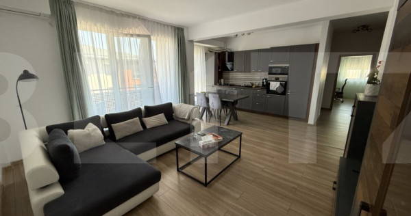Apartament cu 3 camere, finisat și mobilat, 71 mp, intrare