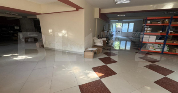 Spatiu comercial , 288 mp utili , demisol , 7 noiembrie