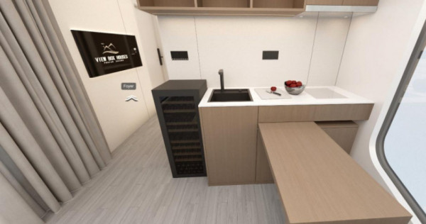 Casă tip capsula house de la view box houses - modelul ant