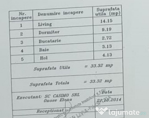 Studio34mp+curte39mp+parcare cota indiv/mobutil/12min met...