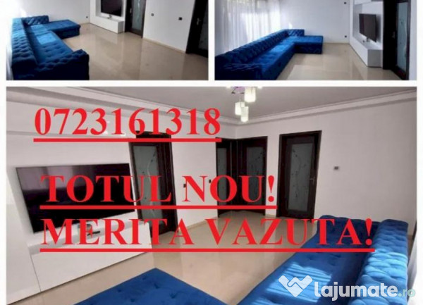 TOTUL NOU! zona Centrala 3 camere constructie BCA mobilata s