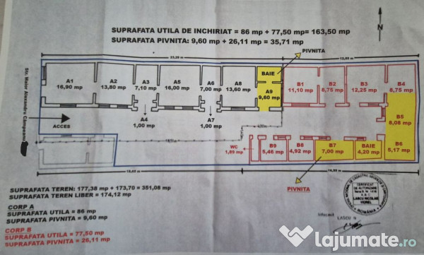 Spațiu Comercial de Vânzare în Domenii – 14 Camere, ...